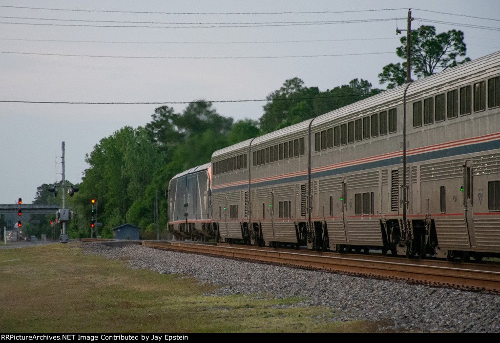 "P052, Amtrak 352, limited clear, Folkston, north, out" 